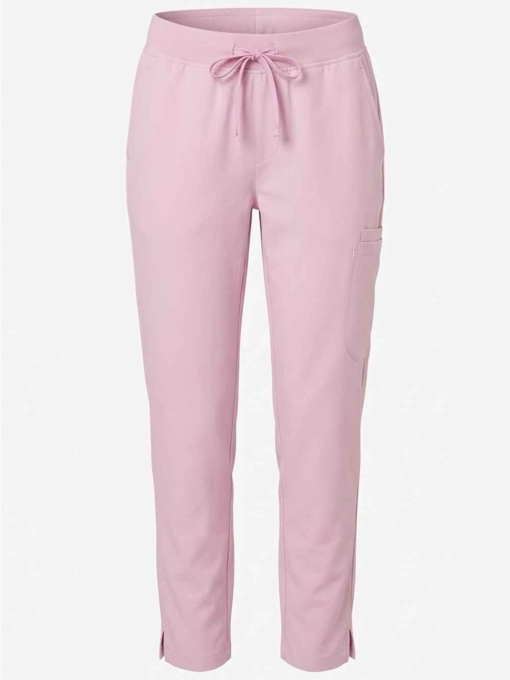 MANDALA Women's Stretch Drawstring Cargo Pants - Blush Pink SMALL petite